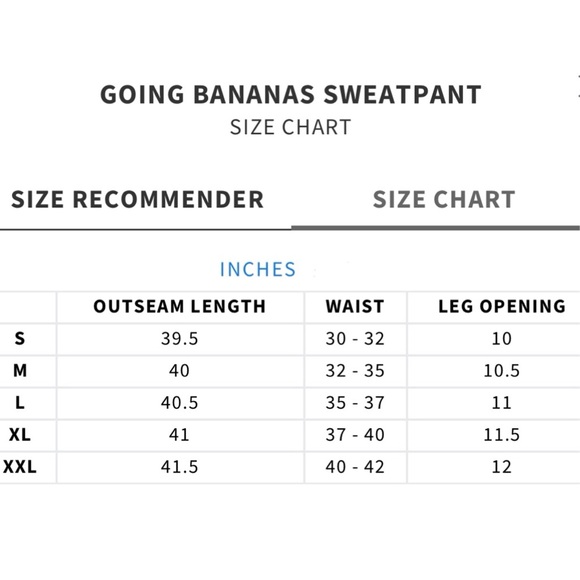 Bananas Monkey Pants & Jumpsuits Bananas Monkey Going Bananas Sweatpant Fleece Heavyweight